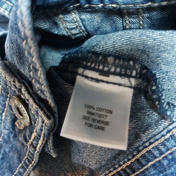 Girls Denim Button Jacket Size 14 - Picture 8 of 8